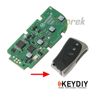 Keydiy 815 - TIB02-4 - klucz surowy - pilot